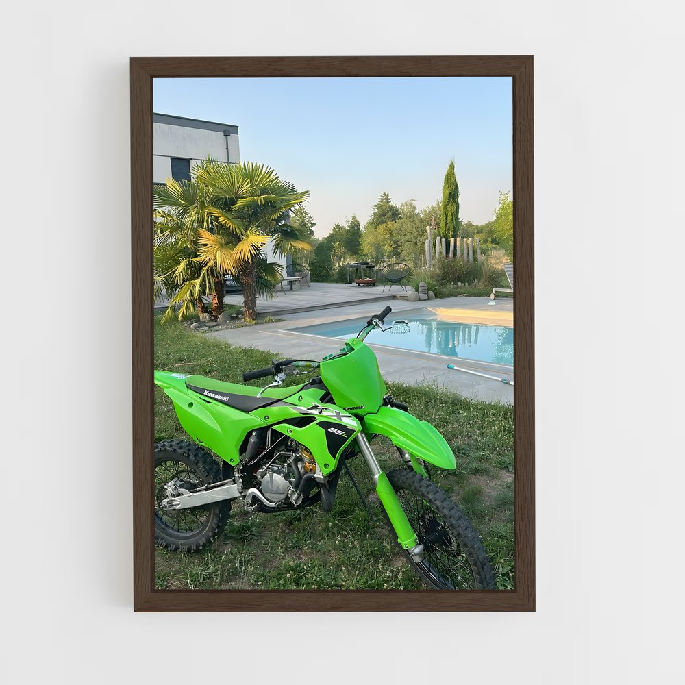 Poster Moto et Piscine – affiche KTM Moto (vue 5)